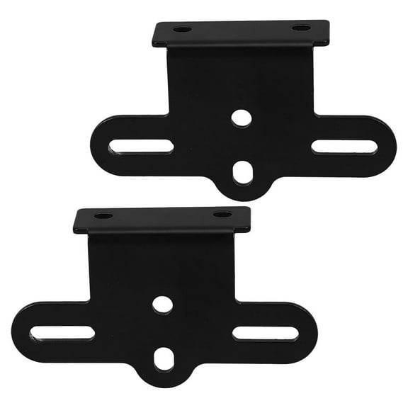 HOMEMAXS 2 Sets Aluminum Alloy Bracket Bike Cargo Rack Reflector Bike Reflector Holder Motorcycle Brackets Motorcycle License Plate Bracket