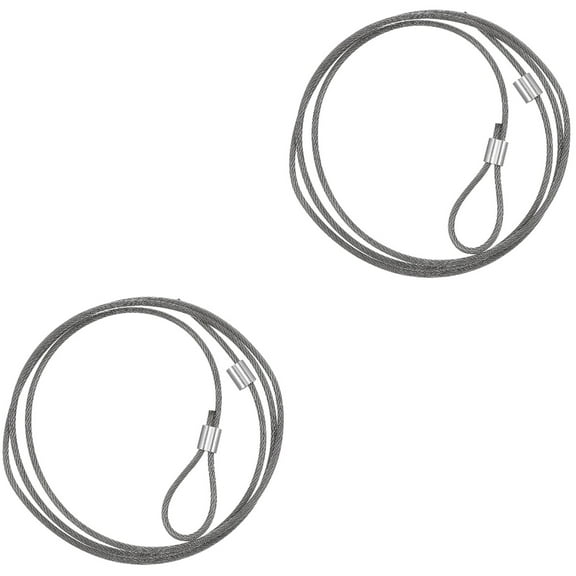 HOMEMAXS 2 Sets  Basketball Frame Net Threading String Steel Wire Basketball Hoop Net  Fixing Cord