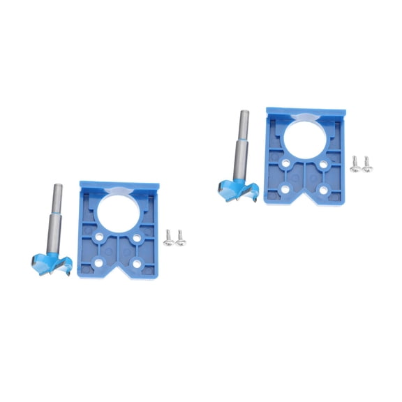 2 Sets Hinge Woodworking Locator Tools Borehole Locator Hole Opener Locator