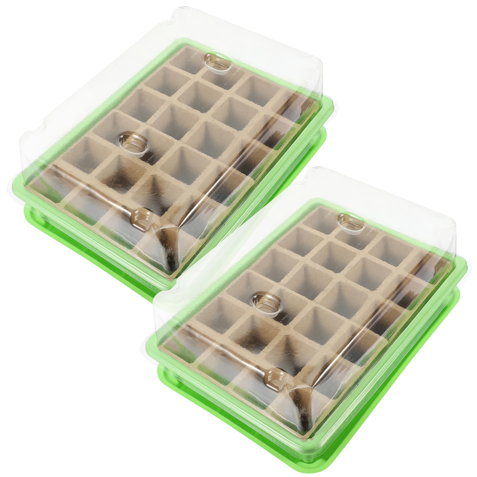 HOMEMAXS 2 Sets Sprouting Starter Nursery Box Seed Trays Plant ...