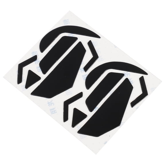 VERDANVERSE Mouse Pad Large Mice Feet Pads Black 2 Sets