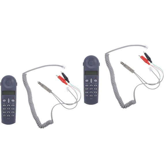 HOMEMAXS 2-Pack Phone and Network Cable Tester Kit with Connectors for Telephone and Ethernet Cable Testing