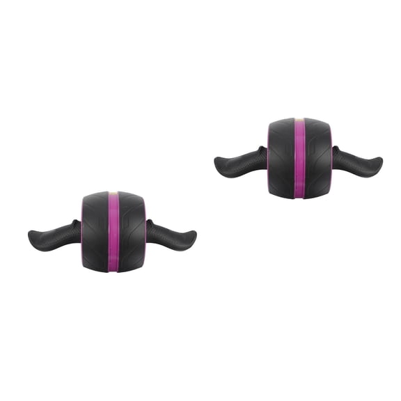 HOMEMAXS 2 pcs  Portable ABS Exercise Equipment Abdominal Exercise Wheel for Core Workout