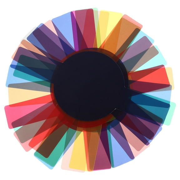 HOMEMAXS 20 Pcs Blower Color Filter Strobe Flash Light Travel