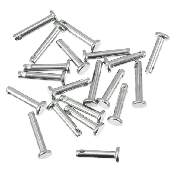 Sturdy Stainless Steel Clevis Pin for Home with Single Hole 20pcs Silver