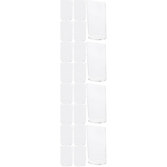 HOMEMAXS 20 Pcs  Clear Acrylic Place Cards DIY Wedding Place Card Table Seating Cards