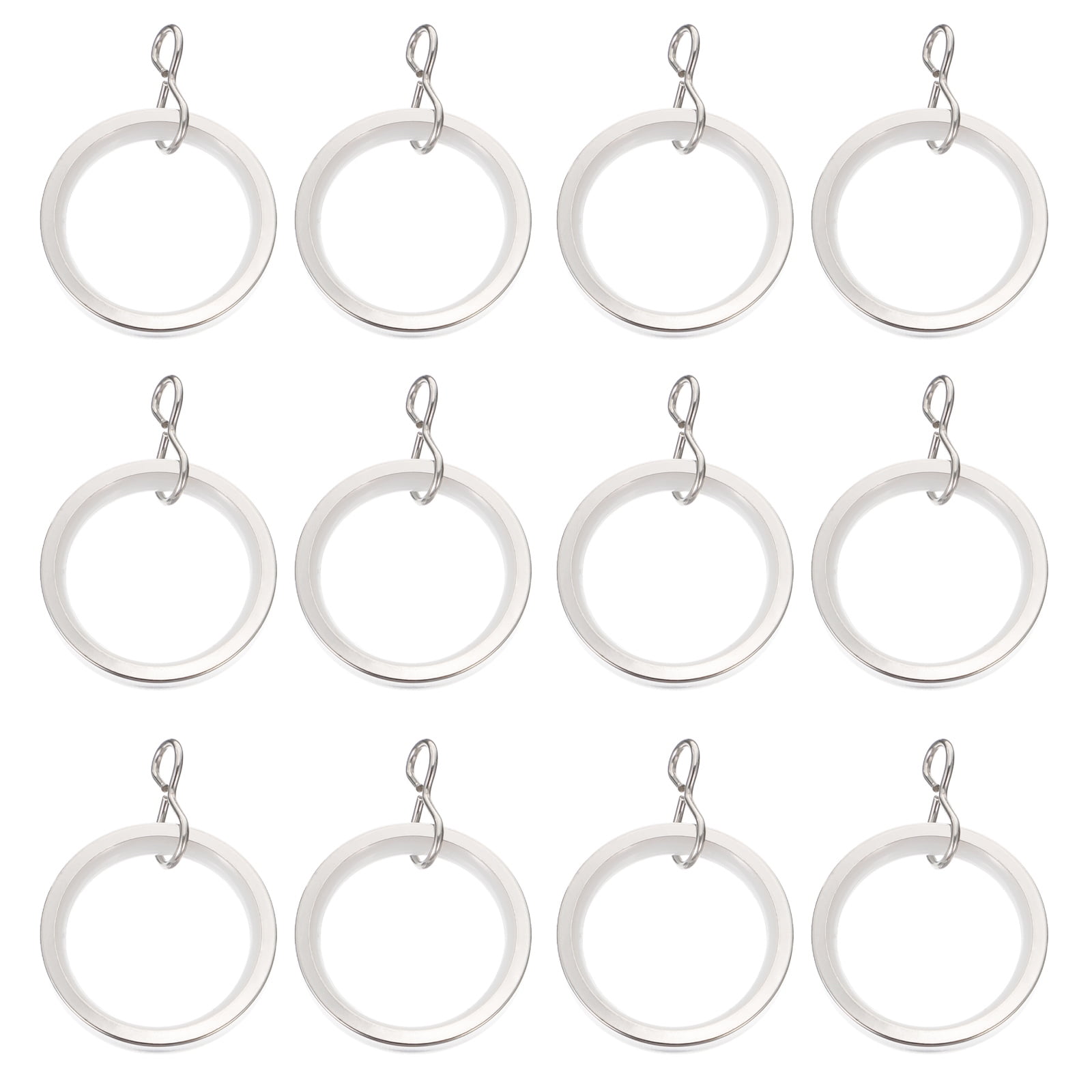 Curtain Rings Set of 20 Made from Stainless Steel Silver Color for ...