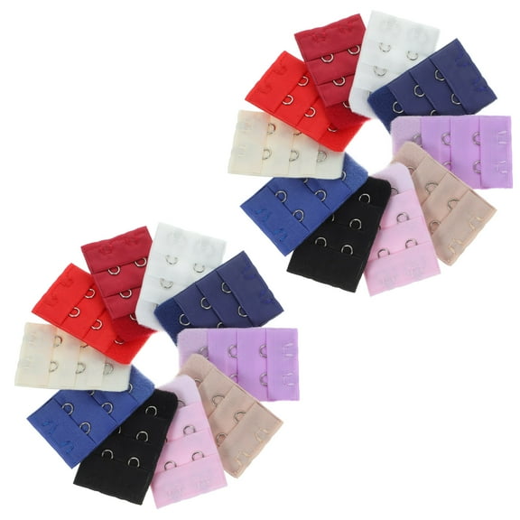 HOMEMAXS 20 Pcs Hooks Bra Buckle Bra Extension Accessories Women's 5.00X3.20X0.30CM