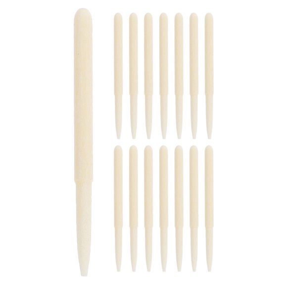 20 Pcs Pen Nibs Pen Tip Replacement Accessories Student 3.50X0.20X0.20CM White