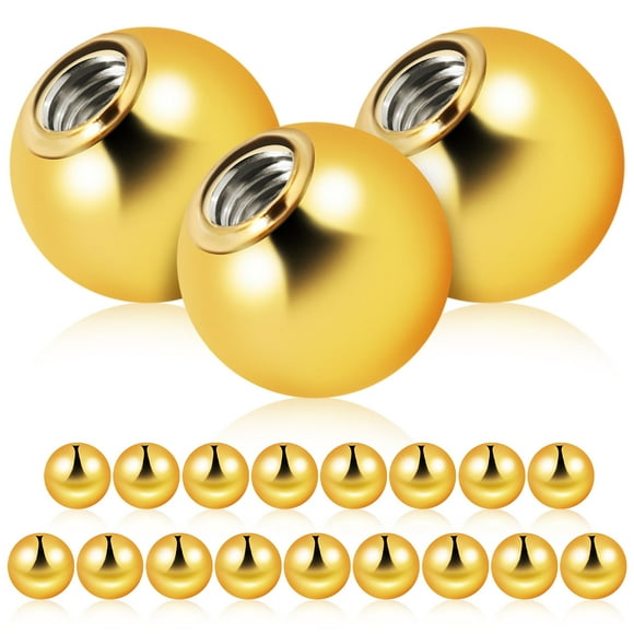 20 Pcs Piercing Balls Loose Beads Belly Button Ring Balls Jewelry Making Beads Women Body Jewelry