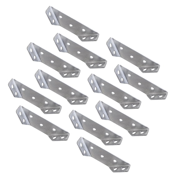 VERDANVERSE Small Corner Bracket Furniture Corner Braces Stainless Steel for Home Improvement 20pcs