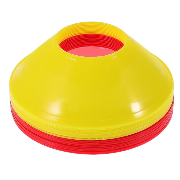 HOMEMAXS 20 Pcs Wire Football Training Obstacles Football Marker Cones 13.00X13.00X4.00CM
