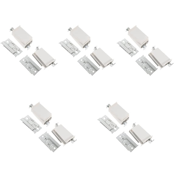 HOMEMAXS 20 Sets Cabinet Hinge Corner Brace Cabinet Hanger Suspension Fitting Supply