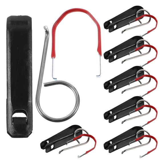 HOMEMAXS  20 Sets Car Tire Screw Removal Tool Wheel Bolt Caps Removers Trim Black