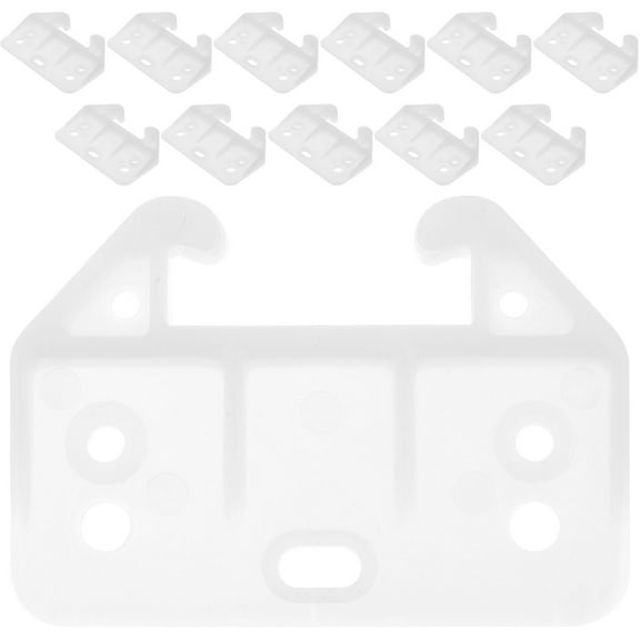 VERDANVERSE Drawer Bracket White 20 Sets 2.4x1.7x0.3in