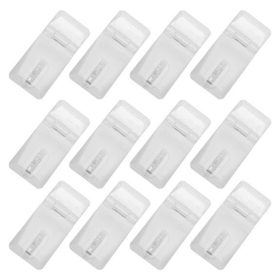HOMEMAXS 20 Sets Hinge Lock Transparent Clear Lock Hasp 4x2.5cm