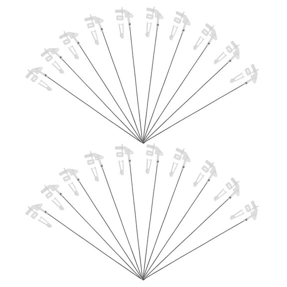 RC Airplane Control Horns with Connector Linkage for DIY Projects 20 Sets