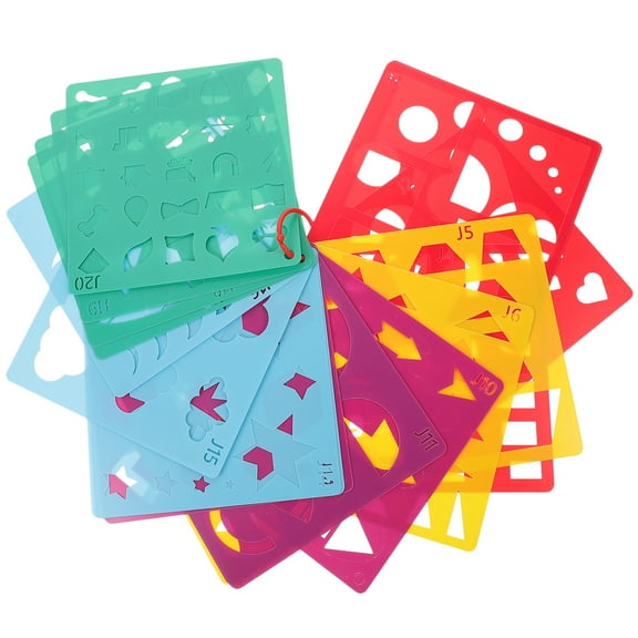 HOMEMAXS 20 Sheets Cool Stencils Hollow Pattern Gift for Friends