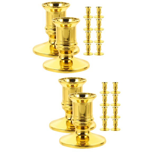 HOMEMAXS 20 pcs Plastic Electronic Candlesticks Candlelight Holder Dinner Table Candlesticks Decorations