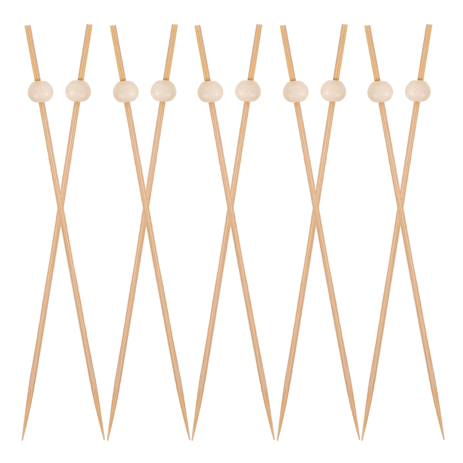 Minkissy 200Pcs Food Sticks For Appetizers Bamboo Food Piercing ...