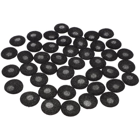 HOMEMAXS  200 Pcs Replacement Earpads Protectors Headphone Buds Black