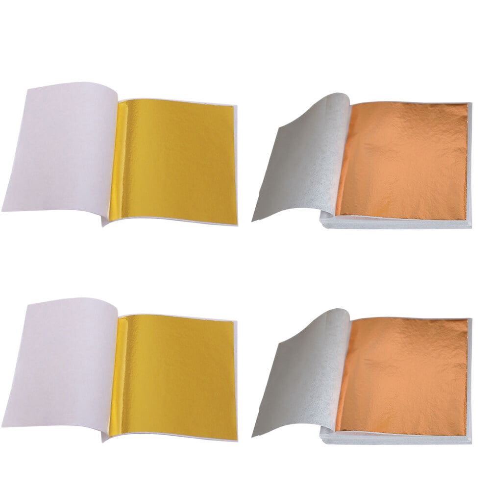 Imitation gold leaf sheet foil paper 200 Sheets Imitation Gold Leaf