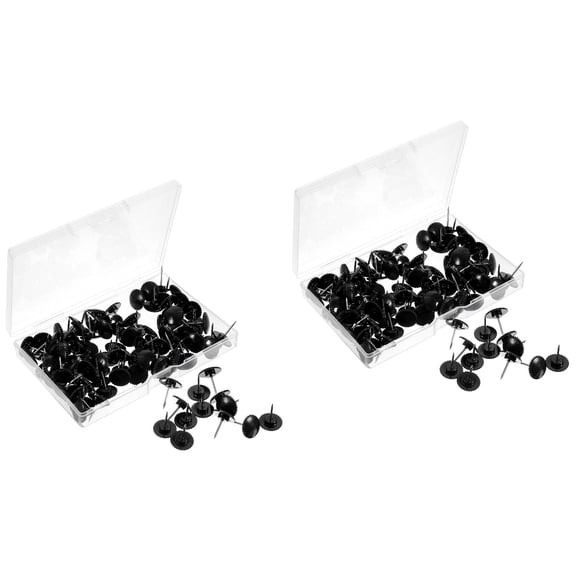 HOMEMAXS 200 pcs  Reusable Push Pin Multi-function Thumbtacks Delicate Thumb Tacks Map Supply