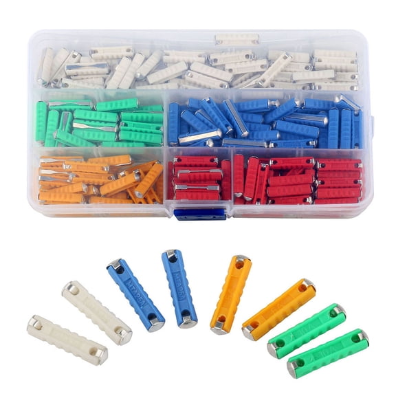 200Pcs 5/8/10/16/25AMP 32V Auto Car Box for Automobile Vehicle