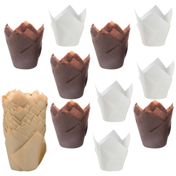 Minkissy Paper Cupcake Liners for Home Baking, 200 Count Disposable Baking Cups