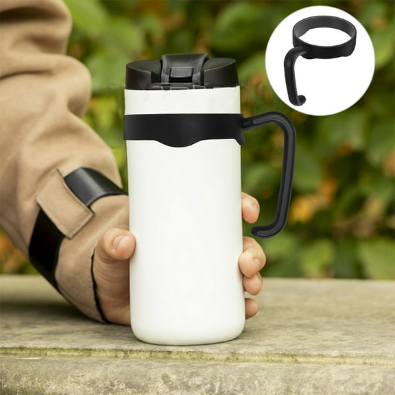HOMEMAXS 20oz Coffee Mug Handle Replacement Cup Handle for 20oz Cup Tumblers Coffee Cup Handle Anti Slip Travel Mug Grip Cup Holder Black