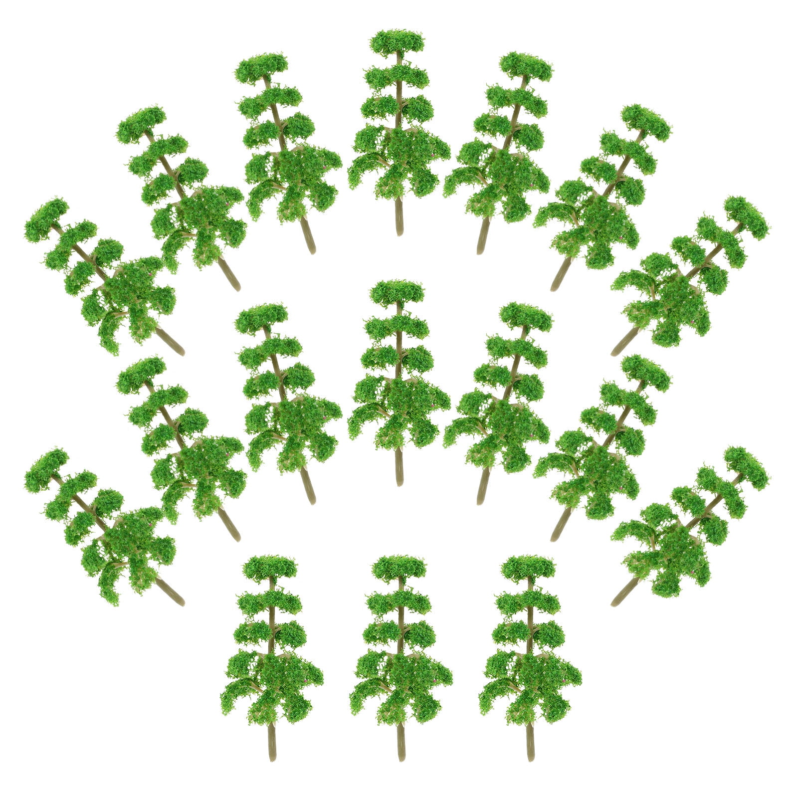 WEUVEB Model Trees Lifelike Design 20Pcs 2.8X1.4X1.4in - Walmart.com