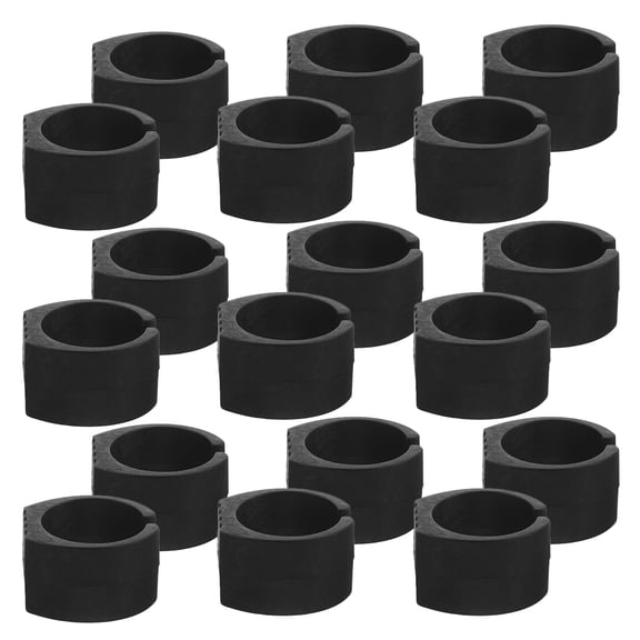 HOMEMAXS 20pcs Utility Shopping Cart Floor Mats Folding Shopping Cart Mats Trolley Cart Open Feet Protectors Non-Skid Easy Install Grocery Cart Accessories,