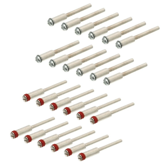 24pcs Off Wheel Screw Mandrel Set for Rotary Tools