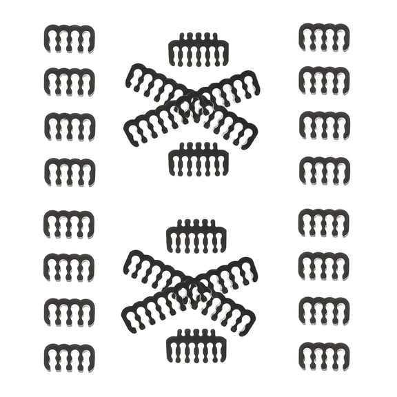 HOMEMAXS HOMEMAXS 24pcs Cable Management Tools Kit Wire Organizer Comb for Computer Case Water Cooling