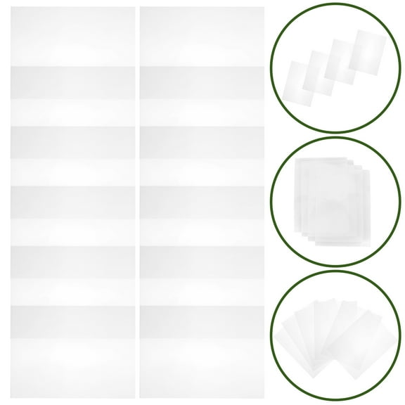 HOMEMAXS 24 Pcs Protectors Folder Transparent Stock File Folders