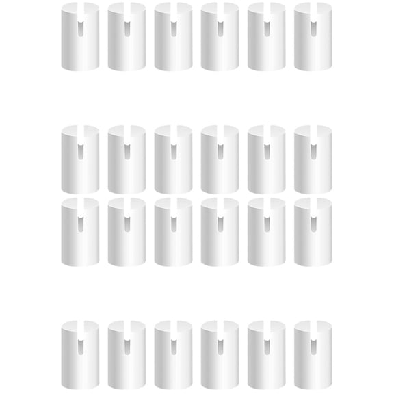 HOMEMAXS 24 pcs  Banjo Strings Nuts Cattle Bone Banjo String Nuts Banjo Instrument Replacement Nuts