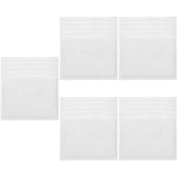 HOMEMAXS 25 Pcs Adhesive Card Pockets Cards Holders Warehouse Label Covers Label Holders Pockets Sleeves