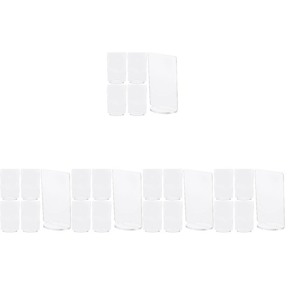 HOMEMAXS 25 Pcs Clear Acrylic Place Cards DIY Wedding Place Card Table Seating Cards