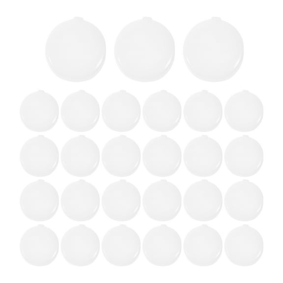 BEADCEST 250pcs White Plastic Screw Covers Caps for Cross Screws Finish
