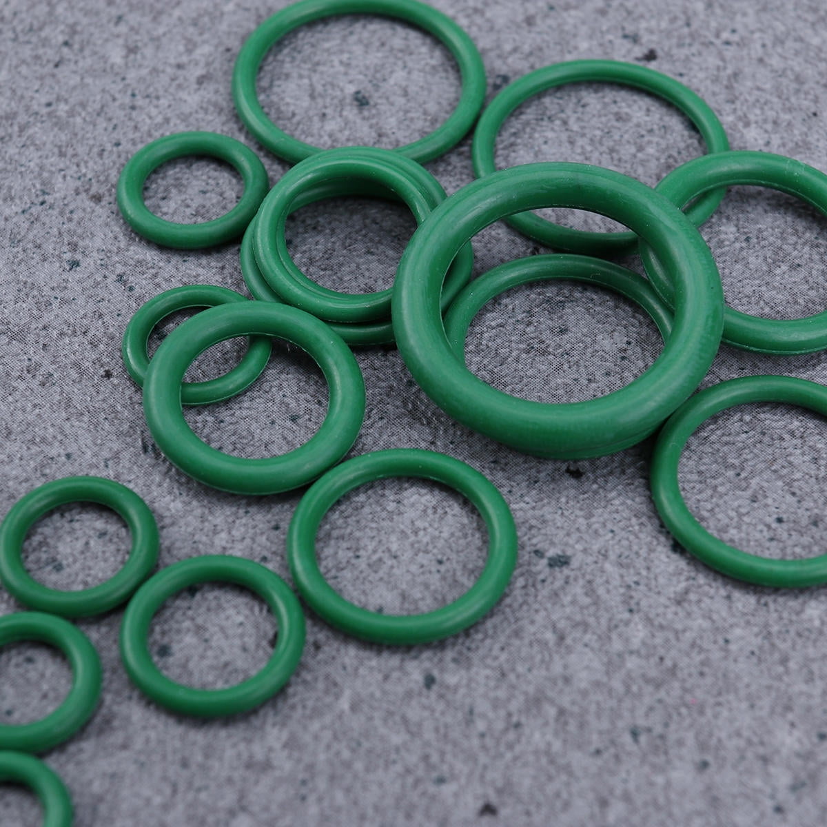 KATUR 270-Piece O-Ring Assortment - 18 Sizes (7/32" To 11/16") Green Nitrile Rubber Seals For Plumbing & Auto Repair