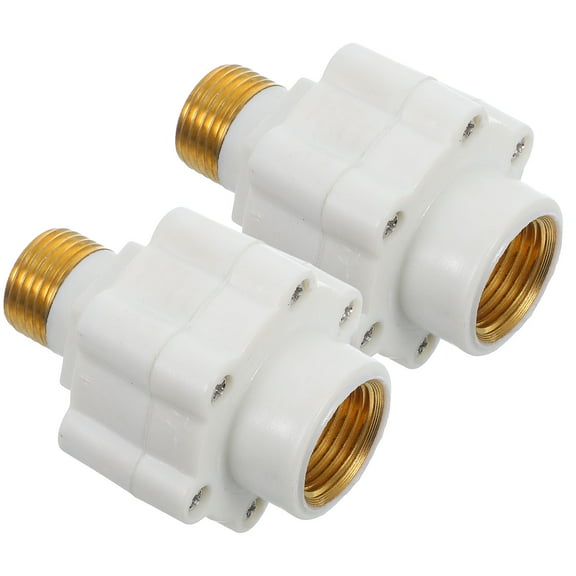 2PCS Universal Electric Water Heater Anti Leakage Device with Copper Head for Kitchen and Bathroom