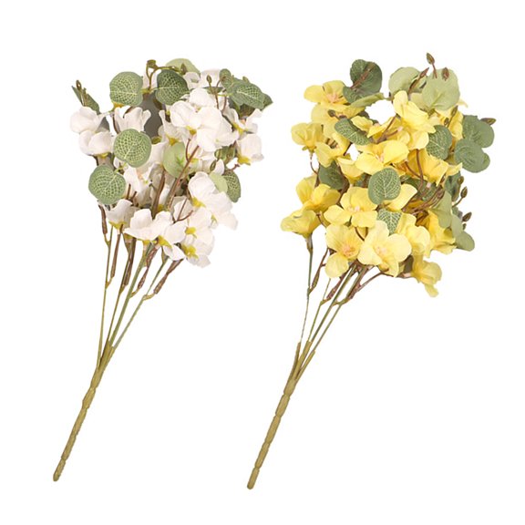 HOMEMAXS 2Pcs Creative Simulation Plant Artificial Begonia Decors for Wedding Party