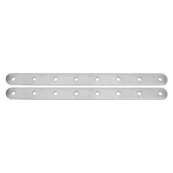 HOMEMAXS 2Pcs Flat Bracket Replacement Mounting Plate Stainless Steel Corner Bracket Mending Plate
