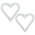 thumbnail image 1 of 2Pcs Heart Shaped Wire Wreath Frame for Xmas Wreath Making, 1 of 8