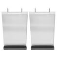 thumbnail image 1 of HOMEMAXS 2Pcs Restaurant Tabletop Flip Menu Holder Multi-Page Menu Display Stand Label Display Stand Detachable Label Business menu Folder, 1 of 8