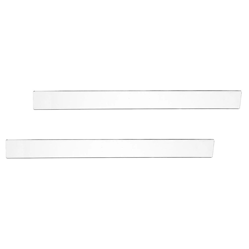 HOMEMAXS 2Pcs Rolling Pin Guides Reusable Acrylic Measuring Dough Thickness Strips Sticks for