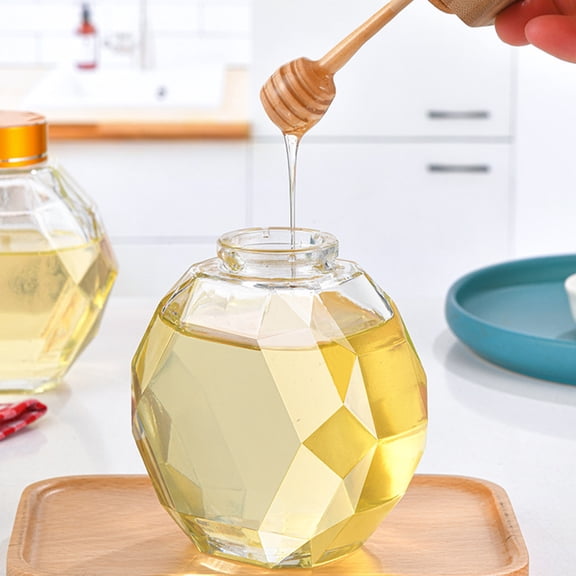 HOMEMAXS 2Pcs Storage Jars Glass Containers with Lids for Kitchen Use and Moisture Protection