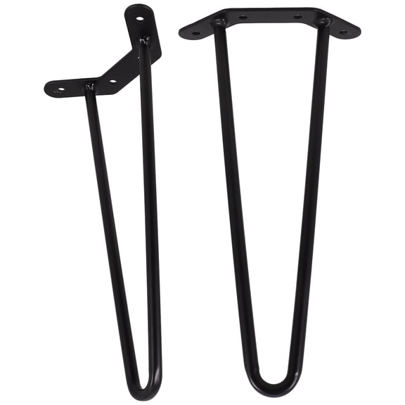 OULII 2Pcs Metal Hairpin Legs Adjustable Height and Angle for Home Use Furniture