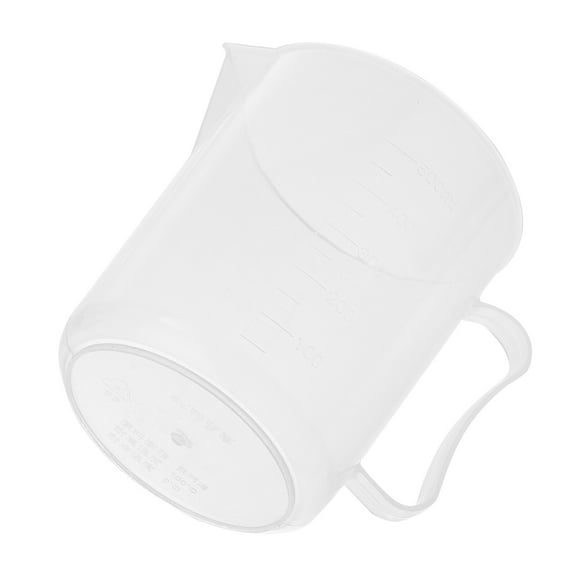 HOMEMAXS 2pcs 500ML Cups Plastic Measuring Cups Transparent Volume Measurement Tools
