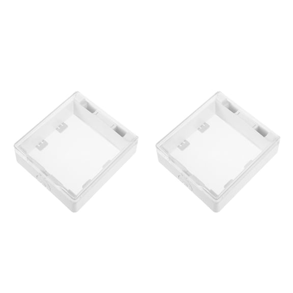 HOMEMAXS 2pcs Adhesive Socket Cover Waterproof Outlet Cover Flip Type Weatherproof Cover Outlet Cover